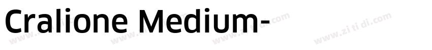 Cralione Medium字体转换